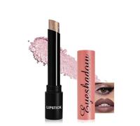 Rouge à lèvres pailleté, crème lisse multi-usages avec finition métallique scintillante, durable et imperméable, bâton de secours, bâton de maquillage, cadeaux pour femmes - 02 prune