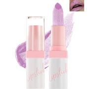 Rouge À Lèvres Pailleté Métallique,Rouge A Levres Scintillant Mat Longue Tenue Imperméable,Brillant Rouge À Lèvres À Haut Pigment Texture Crémeuse Pour Femmes Filles,Sans Cruauté,Glitter Lipstick-01