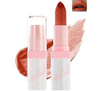 Rouge à Lèvres Pailleté Métallique, Rouge A Levres Scintillant Mat Longue Tenue Imperméable, Brillant Rouge à Lèvres À Haut Pigment Texture Crémeuse Pour Femmes Filles,Sans Cruauté,Glitter Lipstick-05