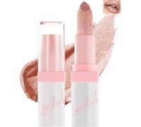 Rouge À Lèvres Pailleté Métallique, Rouge A Levres Scintillant Mat Longue Tenue Imperméable, Brillant Rouge À Lèvres À Haut Pigment Texture Crémeuse Pour Femmes Filles,Sans Cruauté,Glitter Lipstick-09