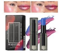 Rouge À Lèvres pH Changeant De Couleur, Baume Lèvres Hydratant 2 Pièces, Soin Hydratant Anti-Tenue Longue Durée Maquillage pour Femmes et Filles