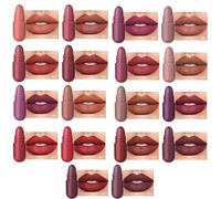 Rouge à lèvres pour femme 18 Couleurs Teinture en Forme de Pilules