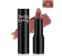 Rouge à Lèvres Rose Mat,Lipstick Longue Tenue Doux Velours Fine Texture, Couleur Intense Lip Tint,lip Gloss Imperméable Anti-Kiss anti-salissures Pour de Noël Fête Mascarade Cosplay Gothique Makeup-1