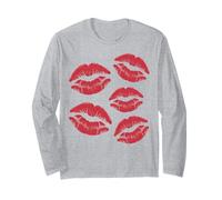 Rouge à lèvres Rouge à lèvres imprimé Kiss Design Romantique Manche Longue