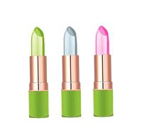Rouge à lèvres, rouge à lèvres l'aloe vera, hydratant longue durée, baume, changement de couleur de température, ensemble brillants 3 pièces, hydratant