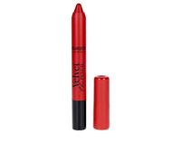 Bourjois Crayon rouge à lèvres Velvet The Pencil – étanche, mine rétractable – 15 Rouge Es-Carmin