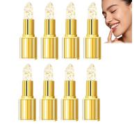 Rouge à lèvres sans transfert à changement de couleur, rouge à lèvres Truetone à pH ajustable, rouges à lèvres brillants hydratants à feuille d'or, rouges à lèvres à changement de couleur femme (8PCS)