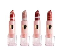 Rouge à lèvres velours pour femme, ensemble de maquillage rouge à lèvres mat | Ensemble de teintures à lèvres en velours 4 couleurs pour femmes | Ensemble de rouge à lèvres de maquillage cosmétique hy