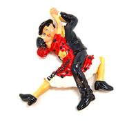 Rouge aimant de réfrigérateur. embrasser les mariés. danseuse de Flamenco espagnol avec jambes. Drapeau espagnol Robe à pois avec figurine de châtaignettes
