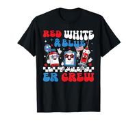 Rouge Blanc Bleu ER Crew Emergency Room Nurse 4th of July T-Shirt