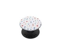 Rouge Blanc Bleu Étoiles Noeuds Américains Ruban Amérique Patriotique PopSockets PopGrip Adhésif