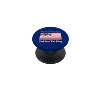 Rouge Blanc Bleu Royal American Drapeau Britannique Vector Art PopSockets PopGrip Adhésif