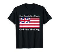 Rouge Blanc Bleu Royal American Drapeau Britannique Vector Art T-Shirt Graphique avec Valeur
