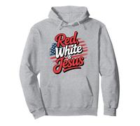 Rouge Blanc Et Jésus Croyants Patriotiques Sweat à Capuche