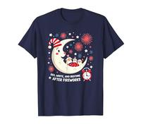 Rouge, Blanc et l'heure du Coucher après Le feu d'artifice T-Shirt