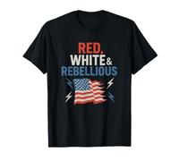 Rouge Blanc & Rebelle - Liberté Patriotique T-Shirt