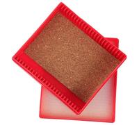 Rouge Boîte à Lames de Microscope Réutilisable | Organisation Compacte, Rangement Solide pour Préparations Biologiques, Étudiants en Biologie et Indexation Claire