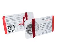 Rouge Bracelet cordon à partir de laine authentique Original Kabbale Mauvais œil protection à partir de Israël Blessed tombeau de Rachel pour Good Luck Lot de 2 + certificat d'bénédiction