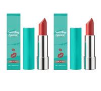 Rouge brique avec huile minérale et cire d'abeille - feuchtigkeitsspendende pour des lèvres douces, lisses et soignées (2pcs)