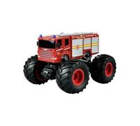 Amewi Monster 22481 Camion de Pompiers télécommandé 1:18 avec éclairage LED Rouge