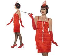 Rouge Charleston Femmes Déguisement 1920s Gatsby Costume Neuf