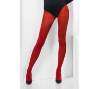 Rouge Collant Opaque 15 Denier Femmes Diable Tentatrice Accessoire Déguisement
