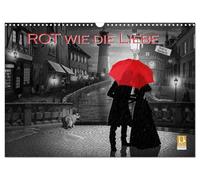 Rouge comme l'amour par Mausopardia (calendrier mural 2026 DIN A3 paysage) Calendrier mensuel CALVENDO