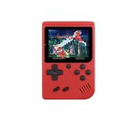 (Rouge) Console de jeux vidéo portable rétro mini 8 bits avec écran LCD couleur 3 pouces (3,0 pouces