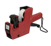 Rouge couvercle en plastique 8 chiffres poche commercial Prix Labeller Tag Gun w rouleau encreur