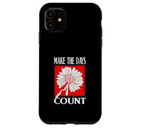 Rouge Don't Count The Days Red Graphic Coque pour iPhone 11