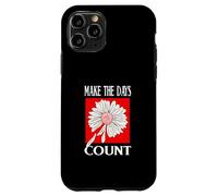 Rouge Don't Count The Days Red Graphic Coque pour iPhone 11 Pro