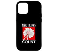 Rouge Don't Count The Days Red Graphic Coque pour iPhone 12/12 Pro