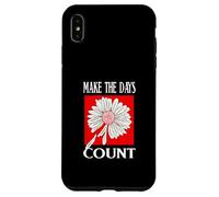 Rouge Don't Count The Days Red Graphic Coque pour iPhone XS Max