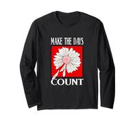 Rouge Don't Count The Days Red Graphic Manche Longue