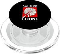 Rouge Don't Count The Days Red Graphic PopSockets PopGrip pour MagSafe