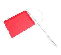 Rouge Drapeau de Direction du Vent en Tissu 180x130 pour Bateau | Installation Facile, Accent Décoratif, Usage Marin, Mât ou Chandeliers, pour Yacht et Voile