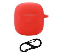 (Rouge) étui de protection en silicone anti-rayures avec boucle pour écouteurs sans fil 1MORE Q10
