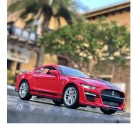 Rouge - Ford Mustang Shelby GT500 GT350 Supercar 1:32 modèle de voiture haute Simulation voiture jouet pour e