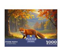 Rouge Fox 1000 Pieces Jigsaw Puzzles for Adults Challenging Game Stress Relieving Entertainment Exercise The Memory of The Brain for Men, Women, Elders, Seniors 38x26cm/1000pcs