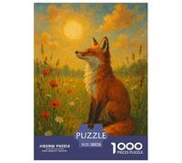 Rouge Fox Puzzle 1000 Pièces Adultes Enfants Animaux Puzzles 1000 Pièces Jeux D'adresse Décor À La Maison 38x26cm/1000pcs
