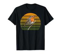 Rouge-Gorge Biologiste Ornithologue Nature Oiseau T-Shirt