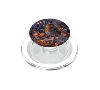 Rouge-Gorge Halloween Biologiste Ornithologue Nature Oiseau PopSockets PopGrip pour MagSafe