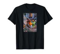 Rouge-Gorge Halloween Biologiste Ornithologue Nature Oiseau T-Shirt