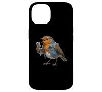 Rouge-Gorge Microphone Biologiste Ornithologue Nature Oiseau Coque pour iPhone 14