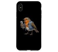 Rouge-Gorge Microphone Biologiste Ornithologue Nature Oiseau Coque pour iPhone XS Max
