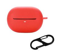(Rouge) Housse de protection antichoc et anti-rayures lavable pour écouteurs QCY ArcBuds HT07