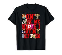 Rouge I Gatekeep The Drip Red Graphic T-Shirt
