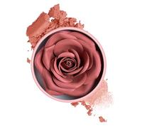 Rouge naturel | Poudre de visage inspirée 3D pétale | Non grasse & superposable avec structure de pétales de rose 3D | Crée une brillance semblable à une fleur (contenu du filet 10 ml)