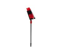 Rouge/Noir 4,6 mètres TELESCOPIC HYDROCLEANER - - Brosse à eau de lavage - Manche télescopique - Brosse avec éponge et raclette - Adaptateur d'angle
