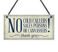 Rouge Océan sans froid appelants Canvassers religieuse des groupes avant de rue de portillon plaque Home Decor